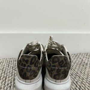 Alexander McQueen Kids Brown Leopard Sneakers